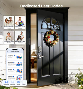 Veise VE012W-B anti-peeping code protects PIN privacy