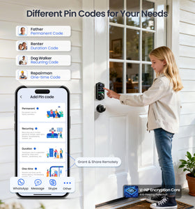 Veise VE017-K KK Home app interface showing remote access control.