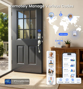 Veise VE017G-H auto-lock timer adapts to routines