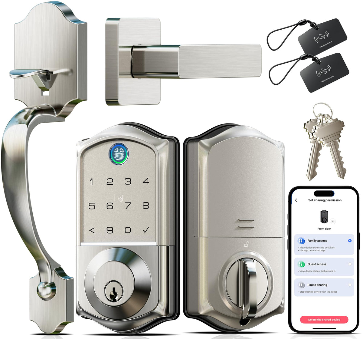 Veise VE017-H fingerprint entry for quick home access