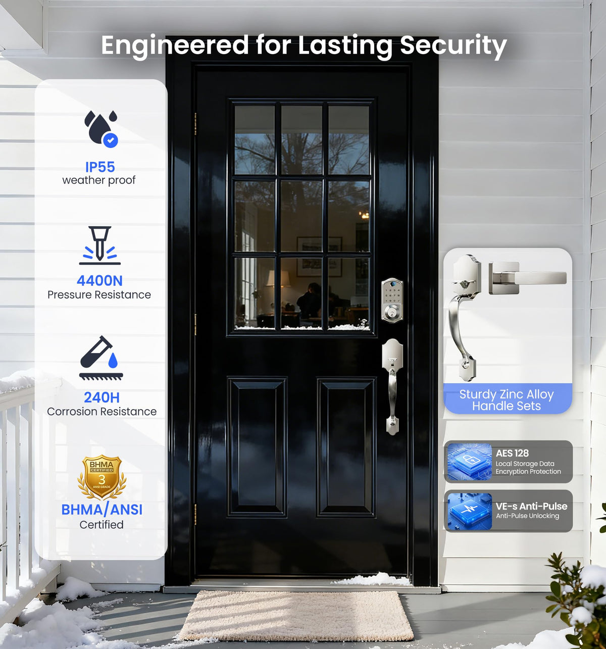 Veise VE017-H voice control via smart assistant and gateway