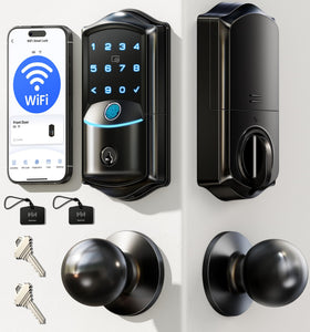 Veise VE027-K built-in WiFi smart lock control panel enabling remote access