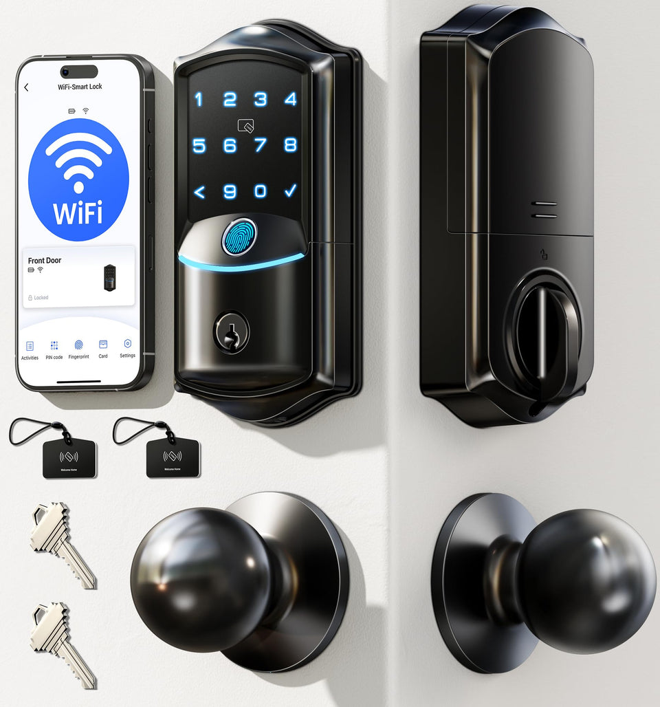 Veise VE027-K built-in WiFi smart lock control panel enabling remote access