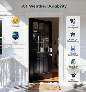 DIY installation guide for Veise VE027-K on standard US doors