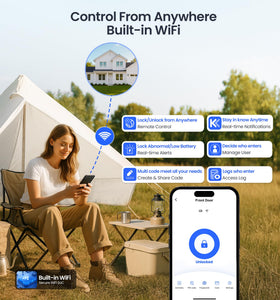 Veise VE027-L app control dashboard for remote access management.