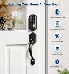 Veise VE06-H privacy mode UI showing enhanced security.