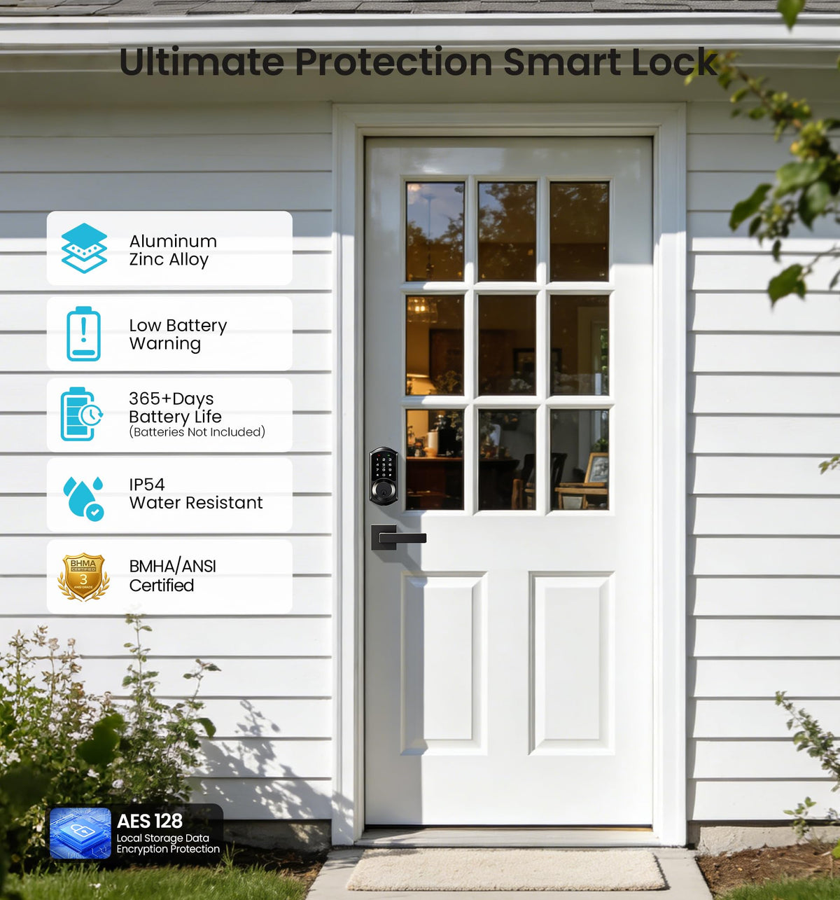 Veise VE06-L auto-lock feature ensuring door security after entry.