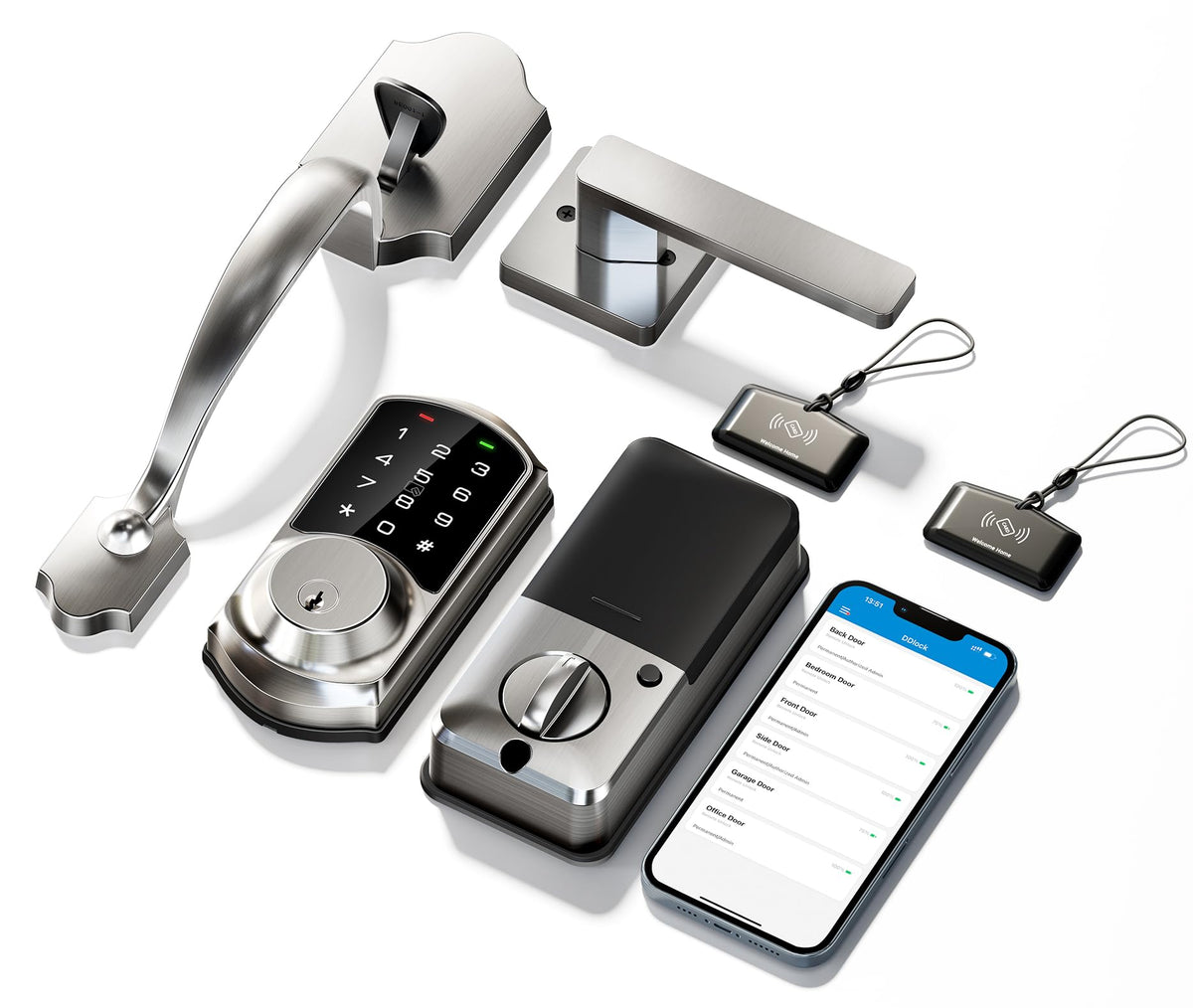 Veise VE06-H compatible with most US doors (left or right handed).