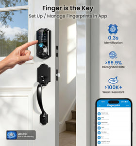 Veise VE07-H touchscreen keypad close-up highlighting responsive access control.