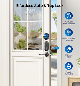 Veise zinc handle and deadbolt signify durable security for homes.