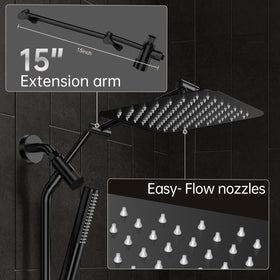 Veken 13 inch slide bar for easy height adjustment