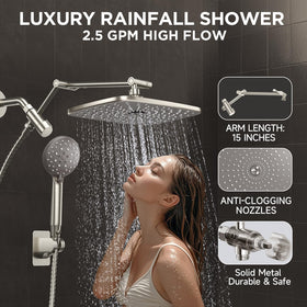 Veken anti-leak chrome design prevents drips for lasting durability