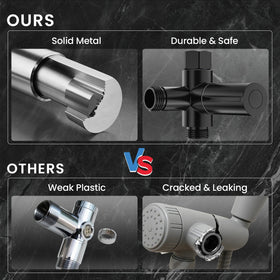 Veken easy-clean nozzles help prevent mineral buildup