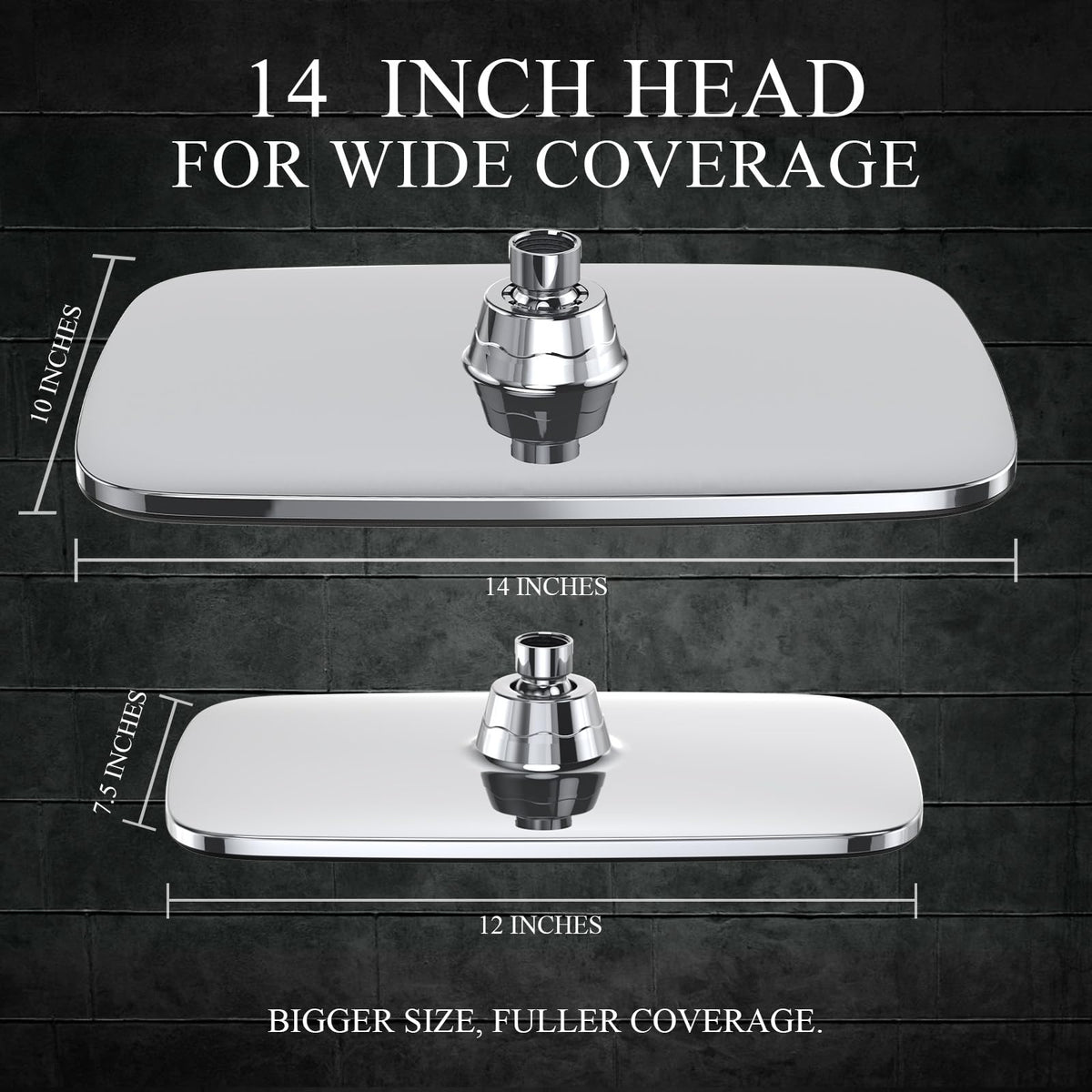 Veken adjustable extension arm increases reach for comfortable showering