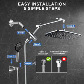 Veken handheld mode supports hair rinsing and pet cleaning tasks.