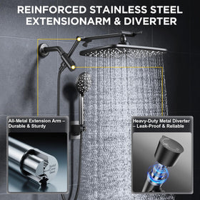 Veken handheld shower head offers flexible spray options for quick rinses and targeted cleaning