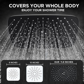 Veken handheld shower head for flexible rinsing and targeted cleaning