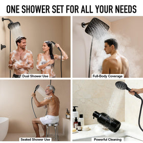 Veken handheld spray with 5 modes for flexible rinsing