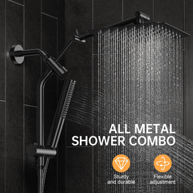 Veken handheld sprayer for flexible reach and tub or shower cleaning