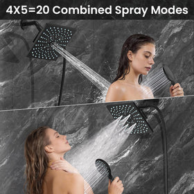 Veken Power Wash handheld mode provides a strong rinse