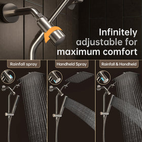Veken power wash mode helps clean showers, tubs, and tiles quickly.