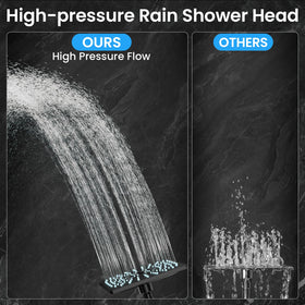 Veken rainfall head offers Rain, Mist, Heavy Rain, Massage modes