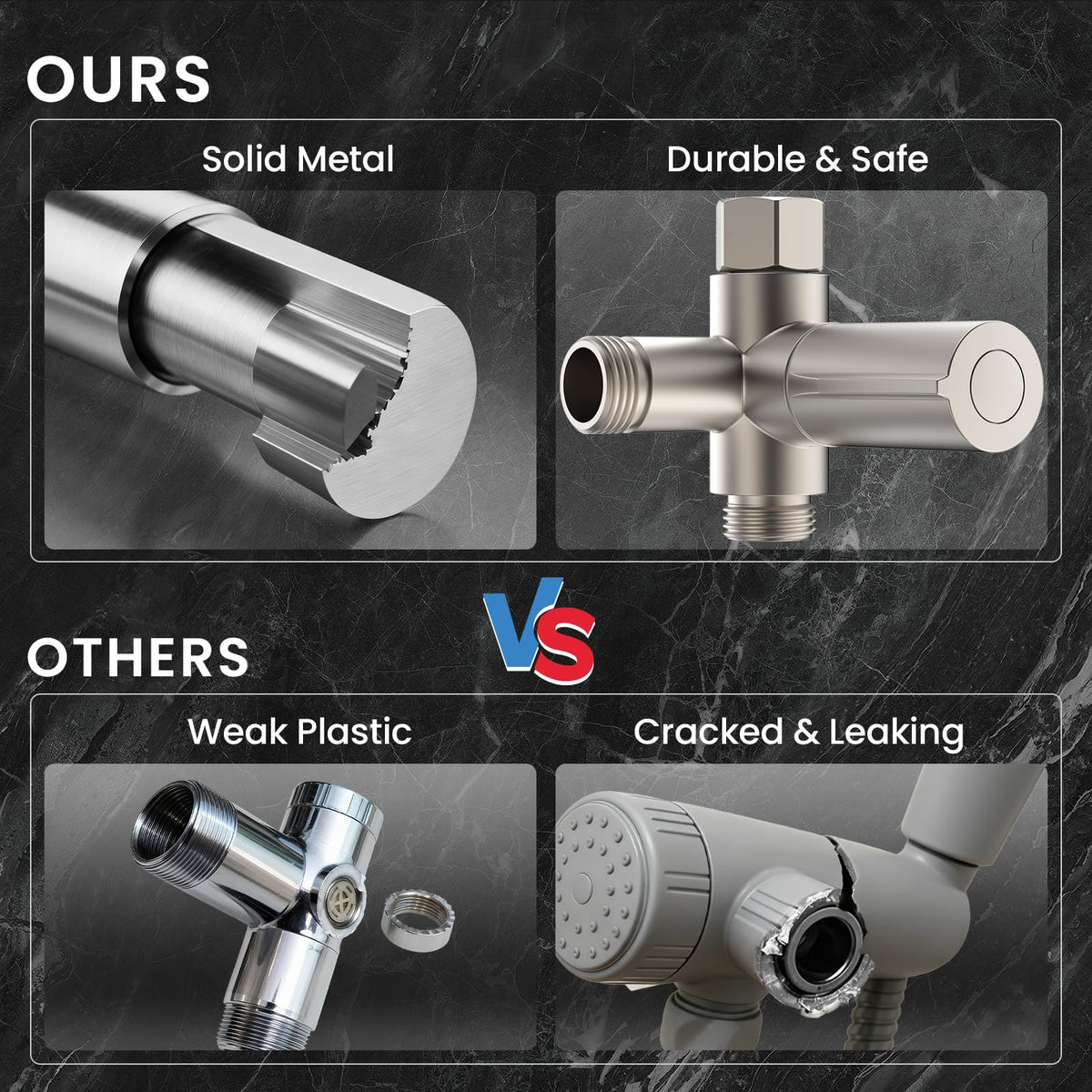 Veken spa-like mix-and-match capability lets you tailor every shower.