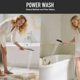 Veken spa-like rainfall delivers soothing immersion with broad coverage and even water distribution.