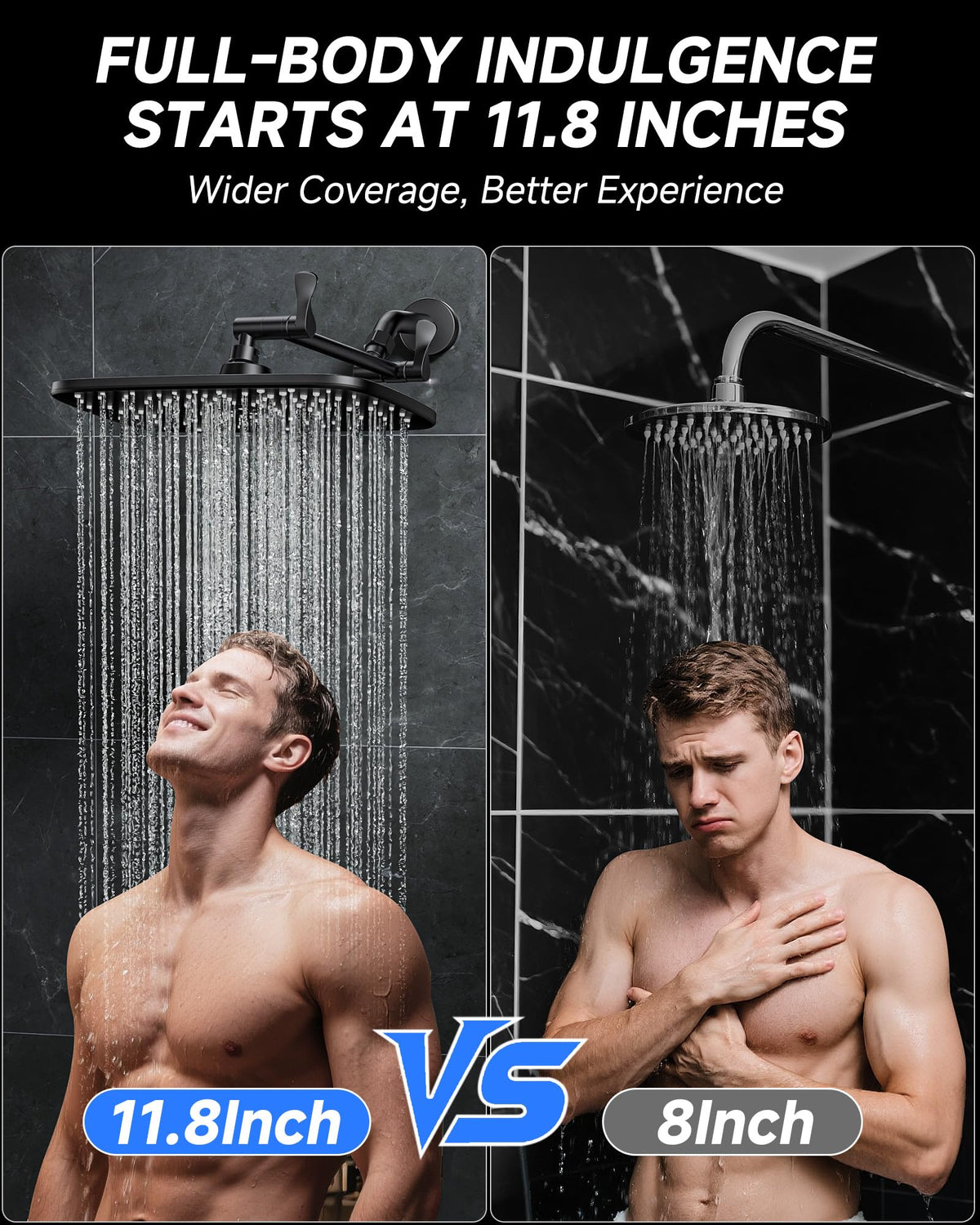 Veken 11-inch stainless extension arm for stable height and precise angle