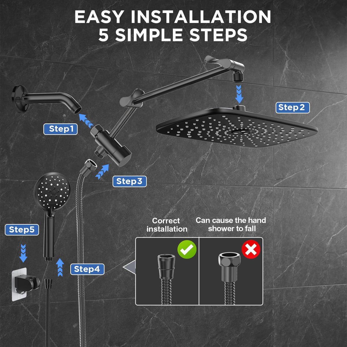 Veken tool-free installation facilitates a fast, plumber-free bathroom upgrade