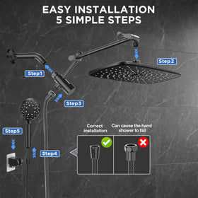 Veken tool-free installation facilitates a fast, plumber-free bathroom upgrade