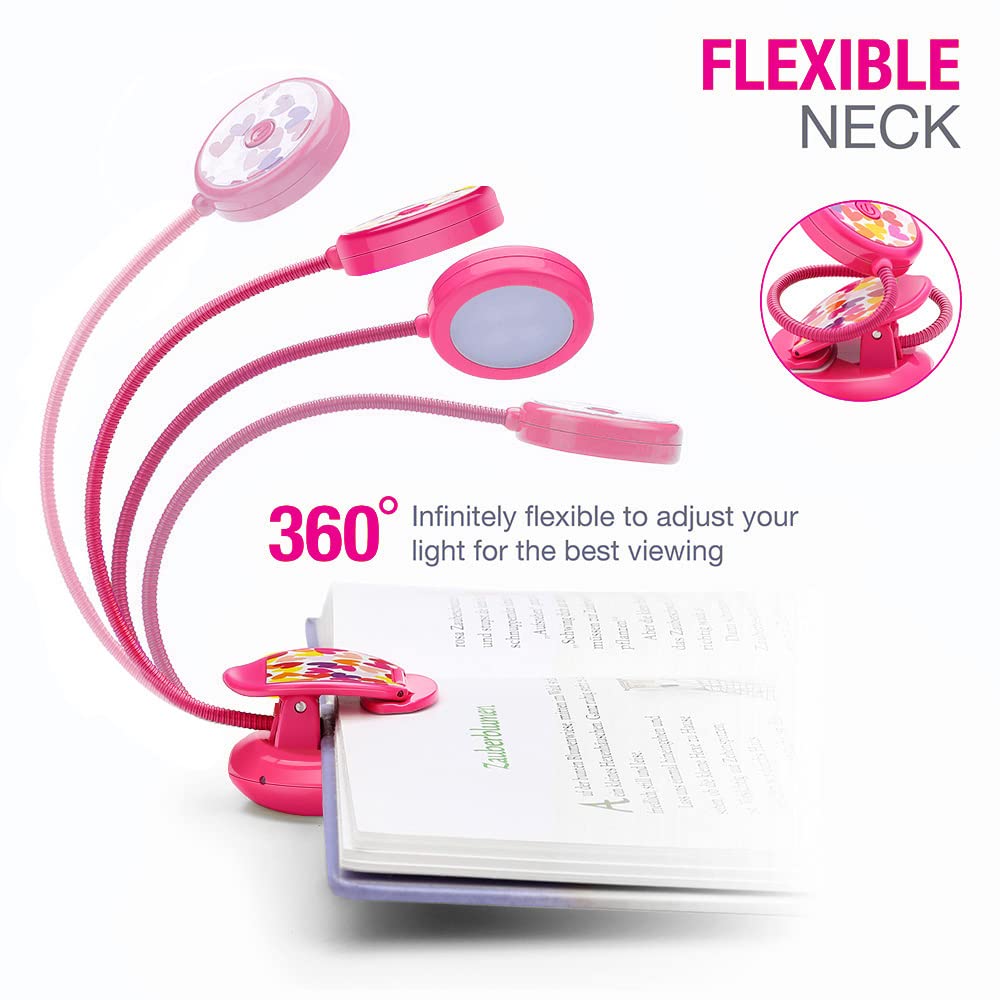 Vekkia kid-friendly lightweight light in rose red perfect for small hands.