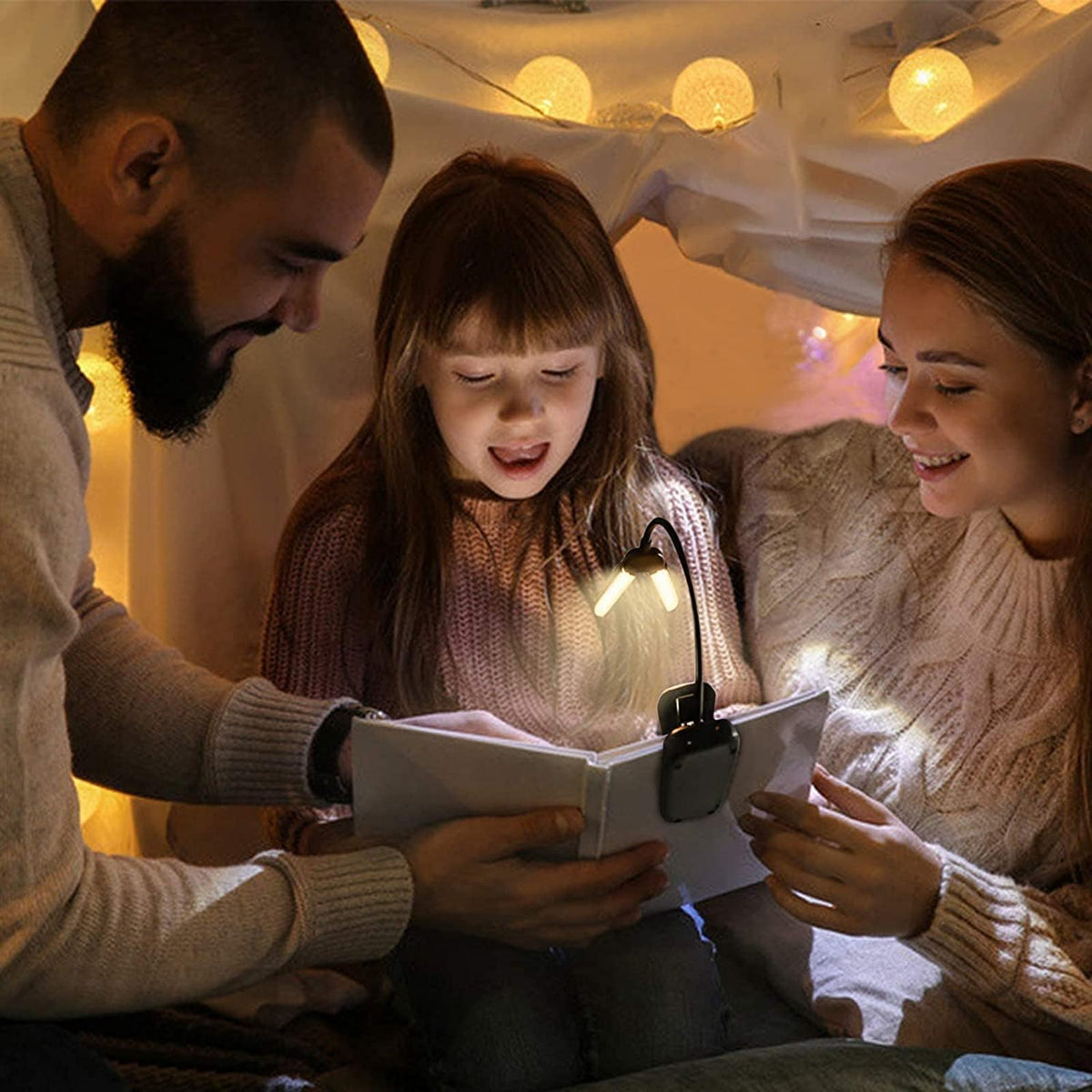 Vekkia rechargeable light with USB-C cable charging setup