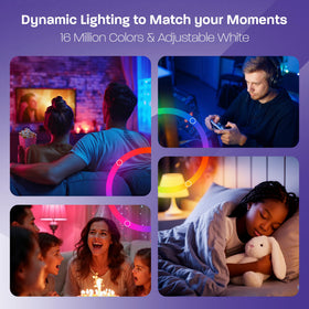 Velds bulb with voice control compatible with Alexa and Google Home.