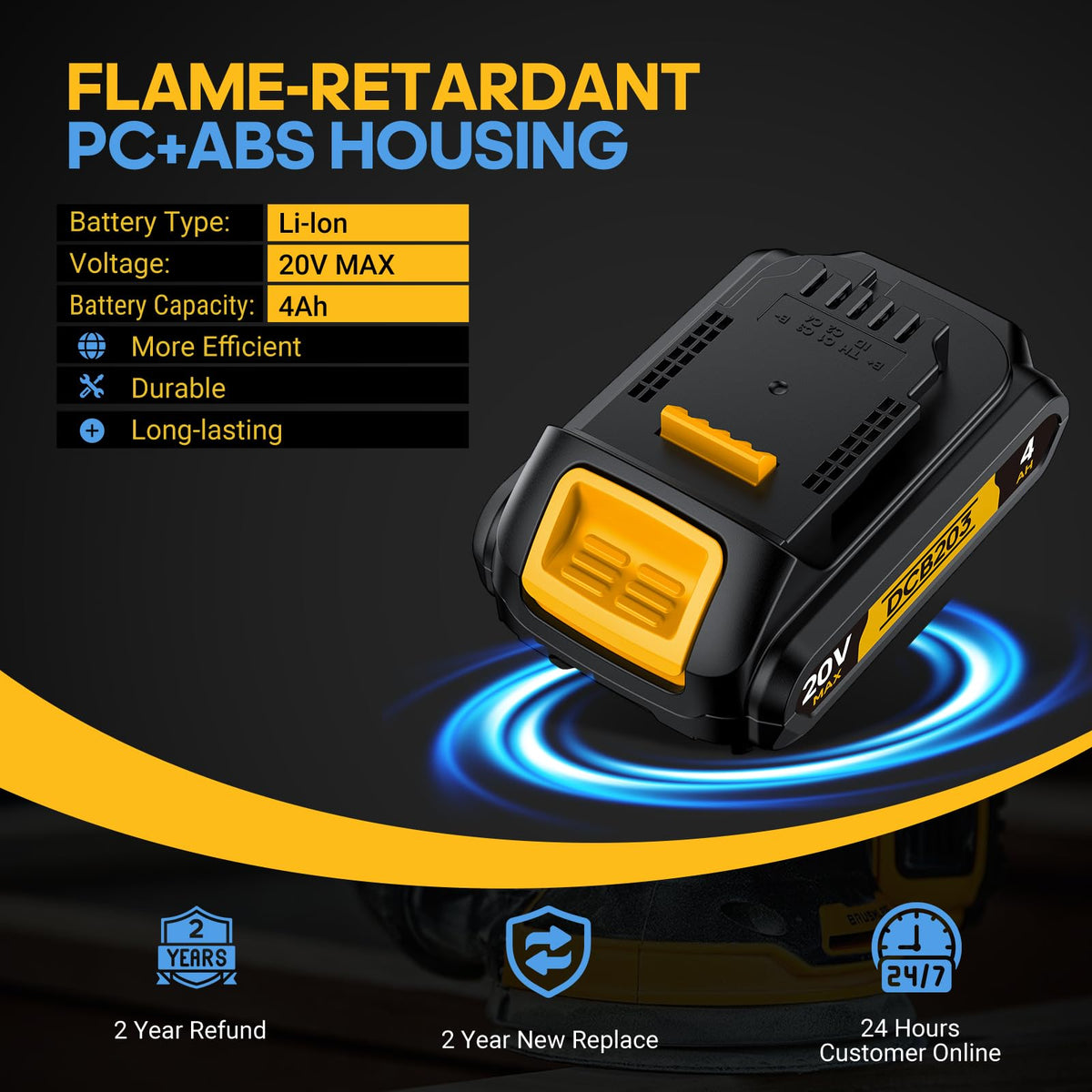 VelgoNyx 4Ah battery on charger showing quick top-up setup.
