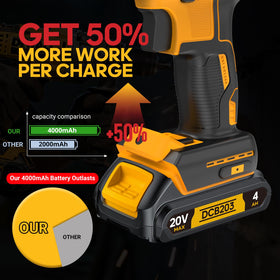 VelgoNyx 4Ah replacement battery side view with rugged housing for durability.