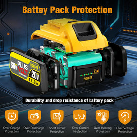 VelgoNyx batteries compatible with DCD, DCF, and DCG series tools.
