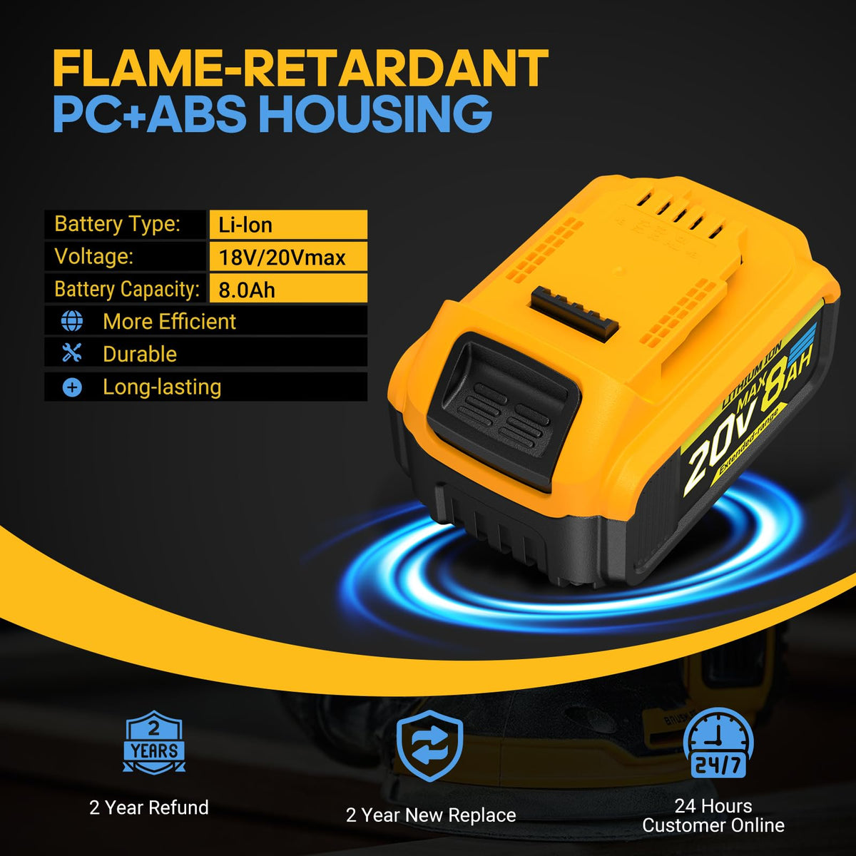 VelgoNyx durable PC+ABS shell resists impact and heat.