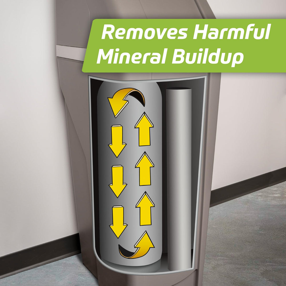 Velocity resin bed cleaner targets mineral buildup for better softener performance.