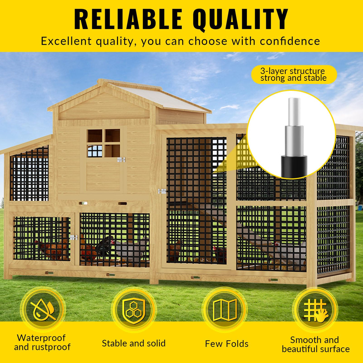 VELPAX hardware cloth coop use – chicken enclosure protection against predators