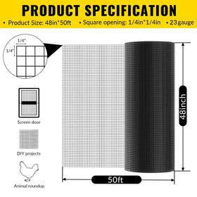 VELPAX hardware cloth close-up 1/4-inch mesh – sturdy welded wire for durable fencing