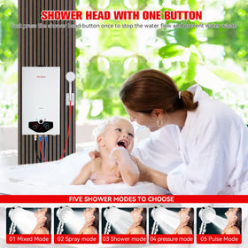 VELPAX outdoor portable heater side profile for camping use