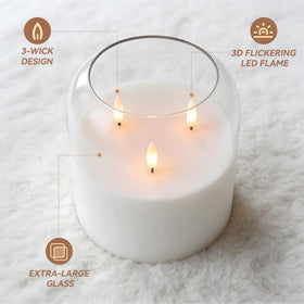 Velsyn realistic 3D flame adds life-like warmth.