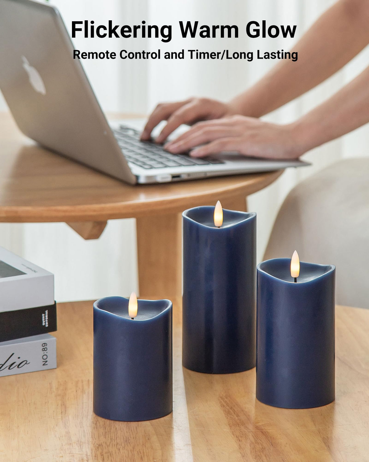 Velsyn remote control enables 10-function lighting and timer options.