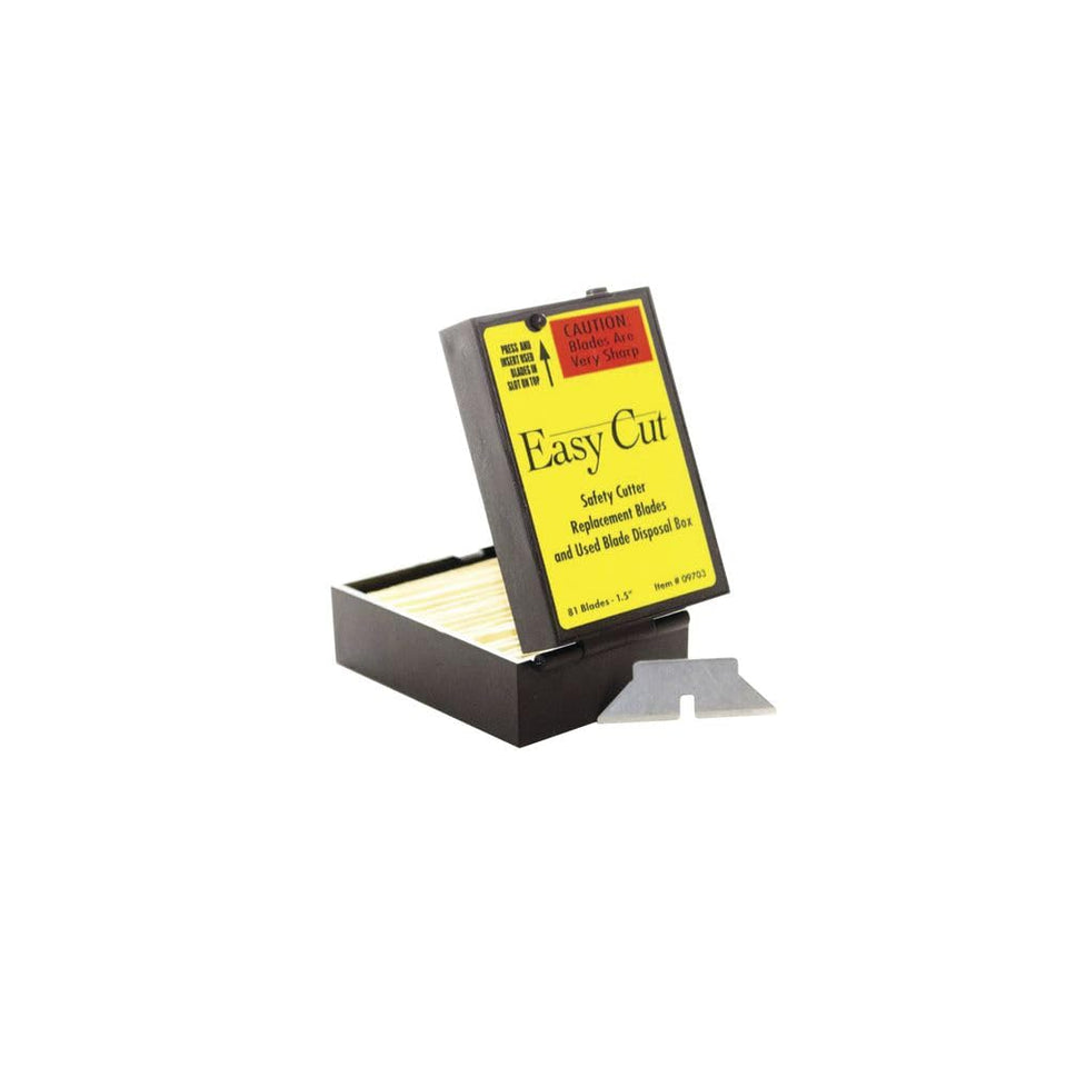 Veltec EZ 81-pack blades for safer box cutting and longer blade life.