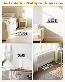 VE NI SCC veniscc decorative interior vent cover complements floors and decor.