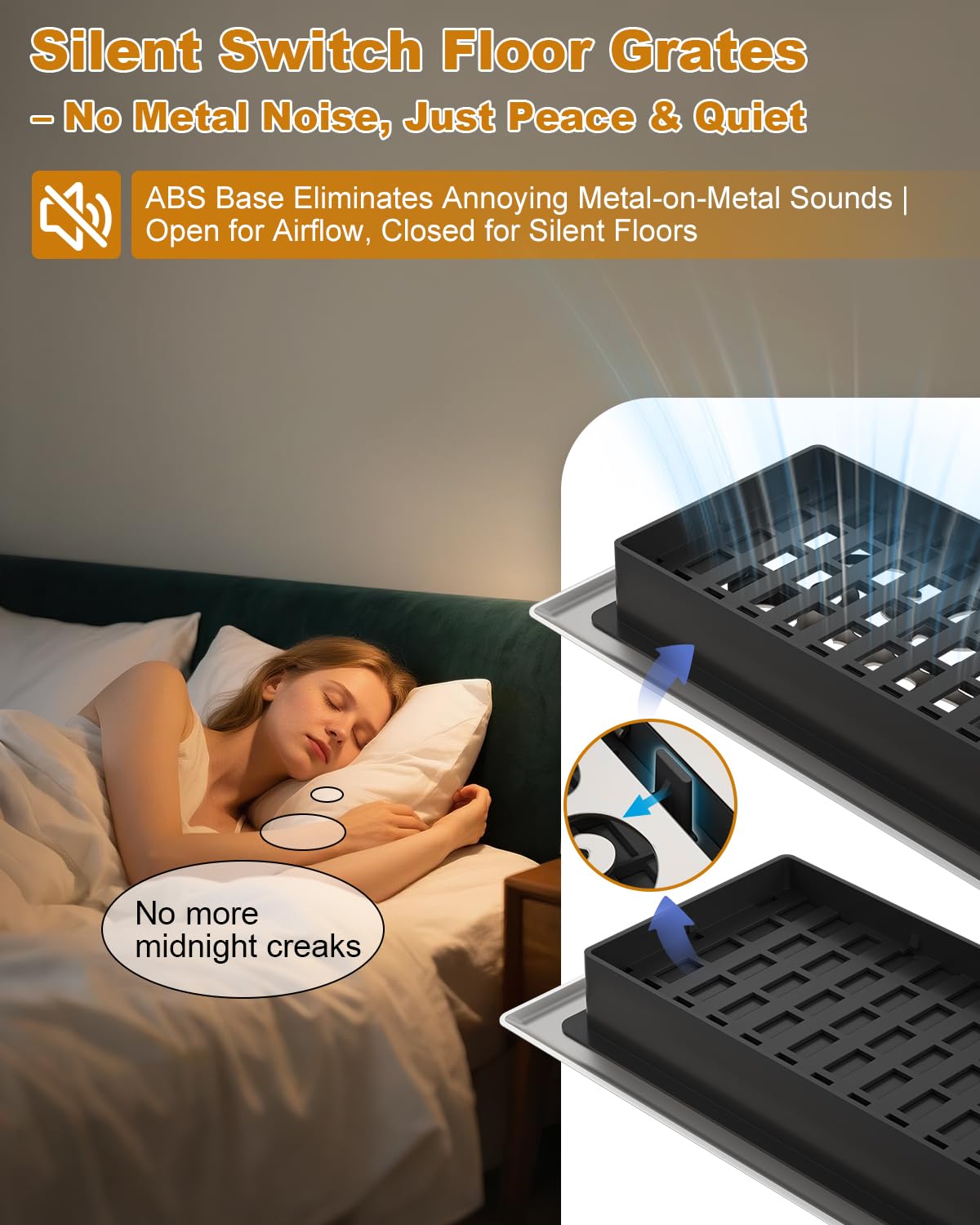 VE NI SCC veniscc tool-free install simplifies upgrading vents without tools.