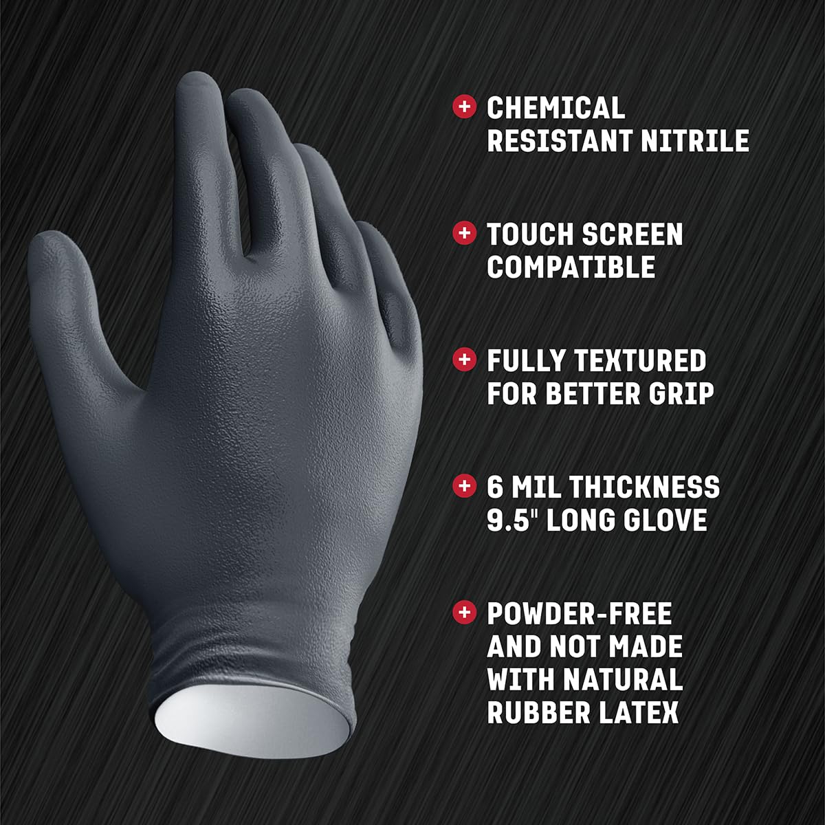 Venom Steel XX-Large black nitrile gloves for heavy-duty tasks