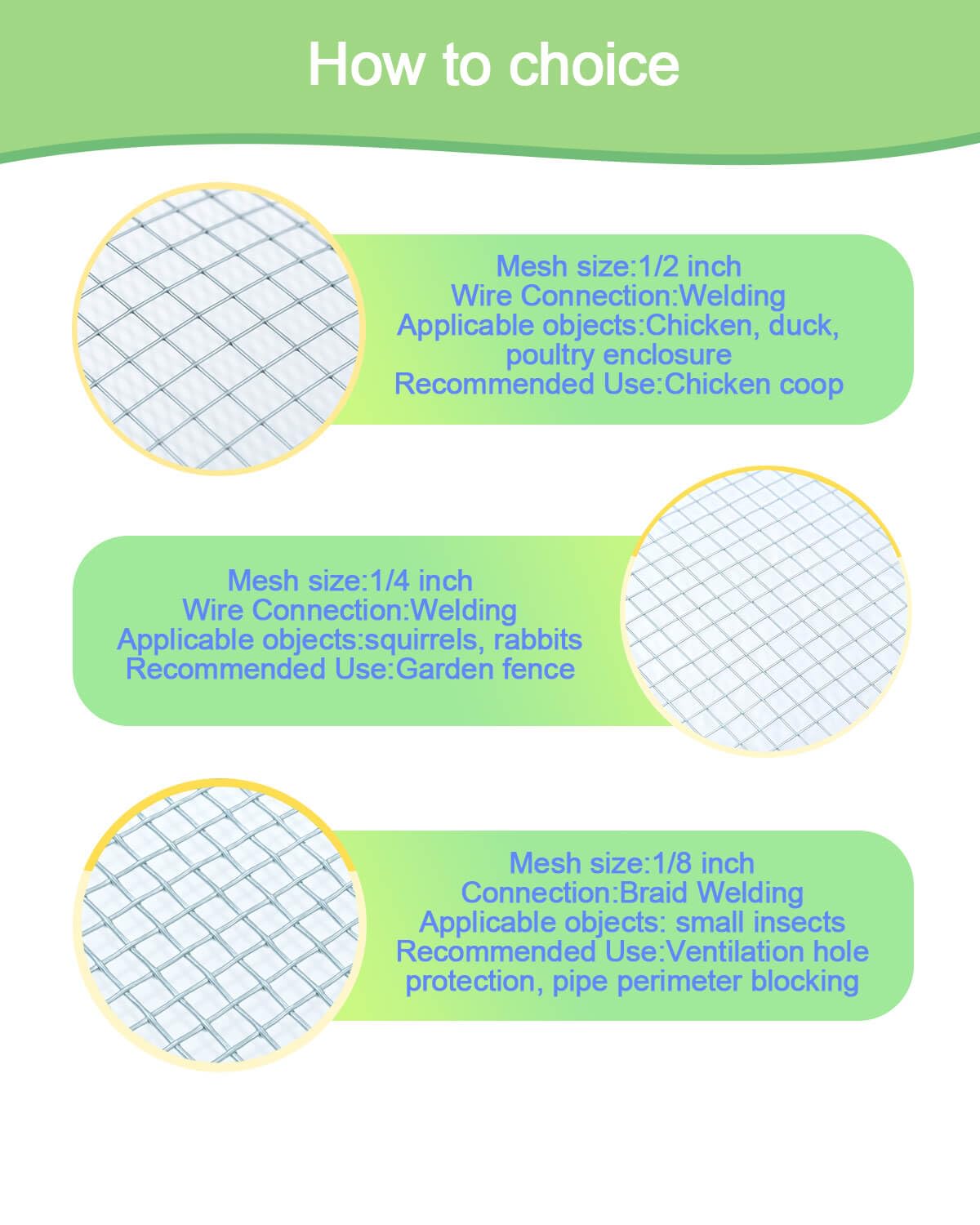 Vensovo garden netting mesh suitable for plant barriers and DIY projects.