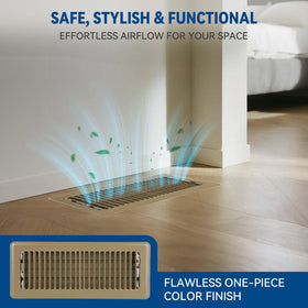 Ventyun vent cover adjustable airflow plate 0-90 degrees enables precise direction.